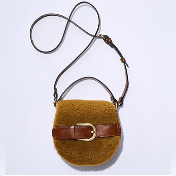 Patricia Nash Handbags - Patricia Nash Shearling Annfield Crossbody bag. Brand new! Cognac color.